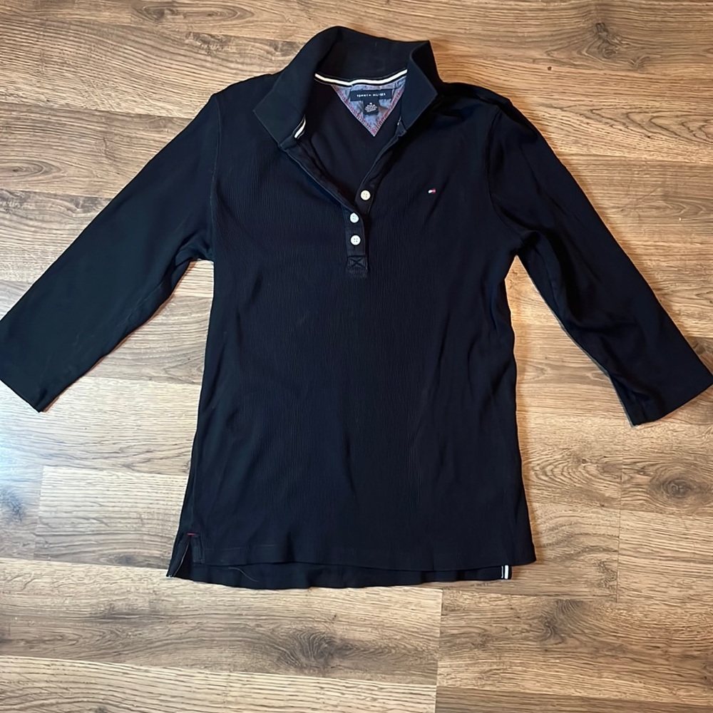 Tommy Hilfiger 3/4 Sleeve Polo Size Medium